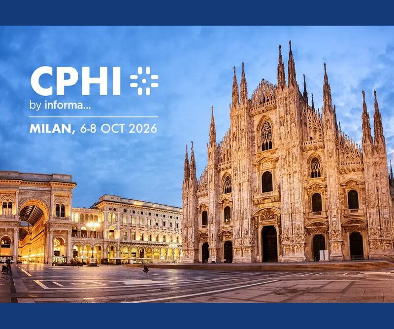 Bannière CPHI Europe 2026, Milan, du 6 au 8 octobre 2026